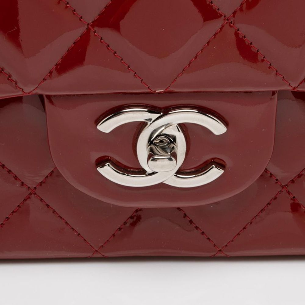 Chanel Patent Leather Classic Maxi Double Flap Bag - Picture 9 of 15